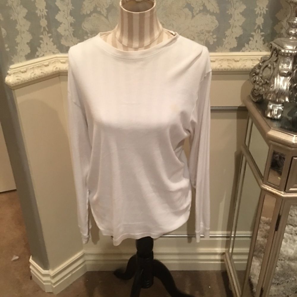 14 GAP excellent White Tee Long Sleeve Shirt
